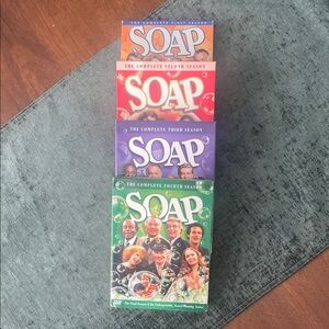 SOAP DVD Complete Seasons 1-4 Box Set - Multicolor Covers